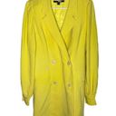 Black Halo  Mellow Yellow Olympia Blazer Mini Formal Dress sz 8 Photo 2