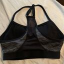 Athletic Works Gray & Black Sports Bra Photo 1