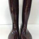 Kamik Womens 10 Ellie Rubber Wellington Rain Boots - Tall, Chocolate, Waterproof, Pull On Photo 3