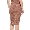 DKNY  Ribbed Halter Stripe Bodycon Dress Medium Photo 1