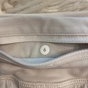 Lululemon  Skorts size 6 good condition color off white with back ruffles Photo 4