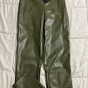 Pretty Little Thing New with Tags  Olive Leather Pants Photo 0