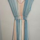 Rails - Ashlyn Sunset Gradient Dress Linen Summer V Neck Ruffle Hem Photo 2