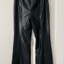 Anthropologie x Avec Les Filles Faux Leather Flare Trousers, Size 8 Photo 9