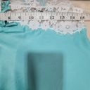 Victoria's Secret  Tiffany Blue Satin Lace Bridal Chemise Slip - Size Medium Photo 3