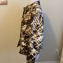 Lafayette 148 NY Brown White Tie Dye Trucker Jacket Photo 2