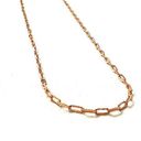 Tehrani Jewelry 14k Solid Gold paperclip necklace | 1.5 mm paperclip chain | 18 inches long | Photo 5