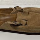 Birkenstock  Boston Suede Clogs Soft Footbed Beige Womens EU 38N US W7 -some wear Photo 4