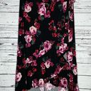 Lane Bryant  NWT Size 18/20 Black - Floral Print High-Low Hemline Pull On Skirt Photo 0