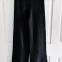 Molly Bracken  High Rise Black Knitted Flared Sweatpants Photo 2