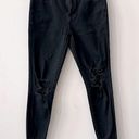 American Eagle AEO  The Dream Jean Hi Rise Ripped Jeggings Black Size 4 SHORT Photo 0