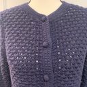 L.L.Bean  | crochet wool blend cardigan Photo 7