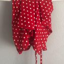 Brandy Melville Polka Dot Skirt Red Photo 2