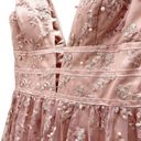 NEW Avery G Dress Dusty Pink Floral Embroidered Tulle Ball Gown Women’s Size 4 Photo 4