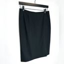 Theory  Golda Broadway Wool Blend Black Pencil Mid Skirt Size 2 Photo 2