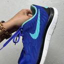 Nike  Free 4.0 V5 Running Persian Violet Aqua Black 718412 Womens size 10 Photo 4