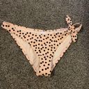 Topshop  Pink Polka Dot Tie Knot Bikini Bottom Photo 4