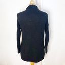 Michael Kors  Open Cardigan Sweater Jacket Coast Extra Small XS Black Chunky Knit Photo 4