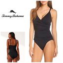 Tommy Bahama New.  black tummy control swimsuit. Normally $149. Size 4 Photo 1