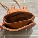 Boho western satchel crossbody purse bag in brown Photo 3