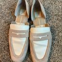 Dolce Vita Suede Ivory Cut Out Loafers Size 9 Photo 0