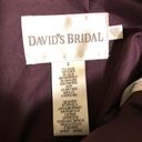 David's Bridal David’s Bridal Purple One Shoulder Satin Dress 2 Photo 8