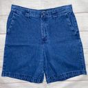 Riders By Lee casuals 100% cotton classic denim jean shorts blue sz 8 women Photo 0