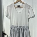 Donna Karan Tshirt dress with striped flowy handkerchief skirt size medium Photo 1