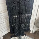 Soft Surroundings  VINTAGE Woman 2X Slinky Lace Tank Tunic Dress Black Goth Y2k Photo 6