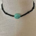 Onyx  and turquoise choker necklace Photo 0