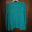 360 Cashmere  Teal Open Front Cashmere Cardigan Sweater Size S Photo 4