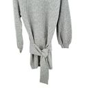 Saylor  Free People Revolve Giovanna Grey Ribbed Knit  Sweater Dress Turtleneck L Photo 3