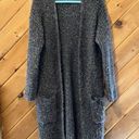 Universal Threads Universal thread wool blend chunky knit gray multi colored long cardigan Photo 0