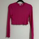 Aritzia Sunday Best Bliss Long Sleeve Crop Top Photo 1