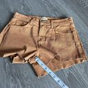 L'Agence L’Agence Audrey Shorts Womens Size 25 Denim Unfinished Hem Brown Photo 4