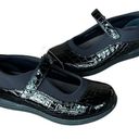 Drew  Rose Mary Jane Shoes 10.5 WW 2E Black Croc Patent Leather Diabetic Comfort Photo 0