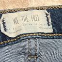 We The Free  People Distressed Skinny Ankle Crop High Rise Jeans Size 30 Blue Photo 5