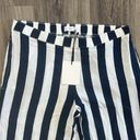 ONIA  Wide Leg Pants White Blue Navy Mila
Beach Striped Anthropologie Médium Photo 4