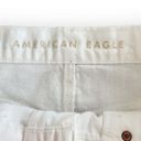 American Eagle  White Ripped Distressed High Waisted 90s Boyfriend Jean Shorts 8 Photo 4