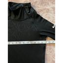 Nike  PRO‎ Dri-FIT Pullover Zip Up Sweatshirt Womens Size Small Black Side Zipper Photo 5