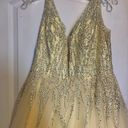 Gigi By La Femme Size 12 Yellow Prom Dress Photo 3