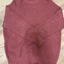 American Eagle Pink Oversized Sweater Photo 0