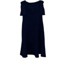 Vince Camuto  Off The Shoulder Navy Dress Size 8 Photo 1