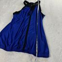 City Chic  Top Womens Size 16 Blue Sleeveless Halter Neck‎ Preppy Date Minimalist Photo 6