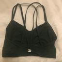 All In Motion Forest Green Strappy Sports Bra Photo 1