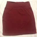 Charlotte Russe Women’s Maroon Bodycon Mini Skirt Size M Photo 4