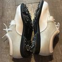 FootJoy  GreenJoys Women's Size 8.5 W White Leather Golf Shoes Photo 4