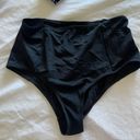 Topshop Black High Waisted Bikini Bottoms size 4 Photo 1