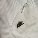 Nike  White Micro Waffle Pattern Zip Up Jacket Size Small Photo 2