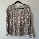 Ava James  | Colorful Floral Peplum Waist Blouse Size Petite Medium Photo 0